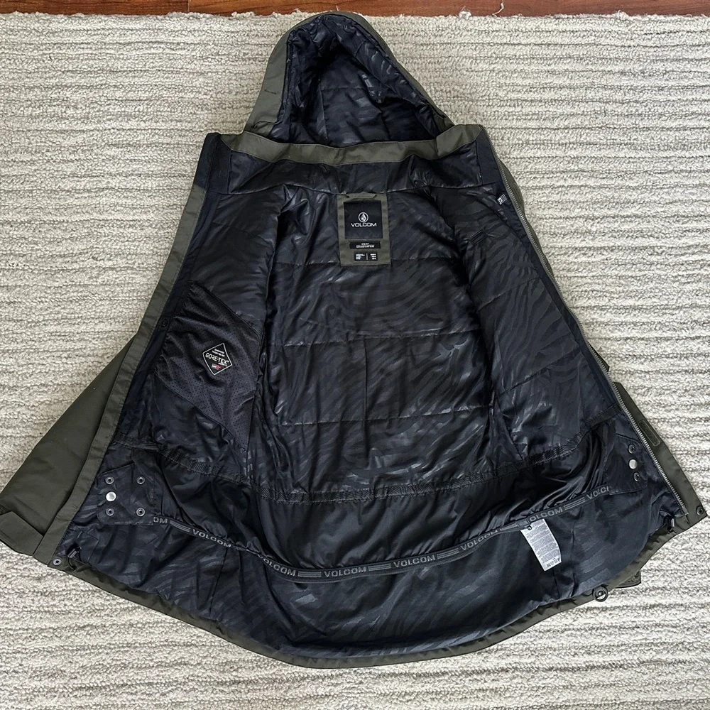 Volcom Women's Ski & Snow Jacket - Olive Green - Picture 6 of 16